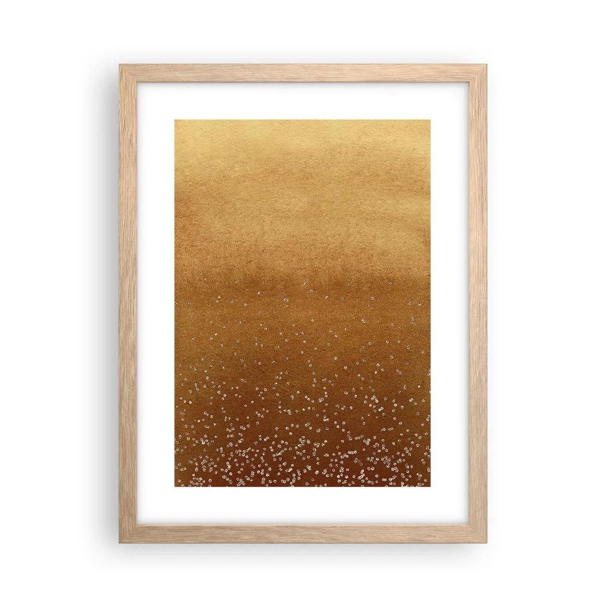 Plakat w ramie jasny dąb - Narodziny światła - 30x40 cm