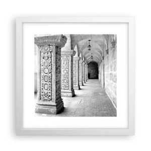 Plakat w białej ramie - A dokąd to…? - 30x30 cm