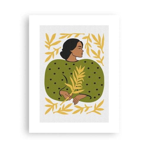 Plakat - Hawajska dziewczyna - 30x40 cm