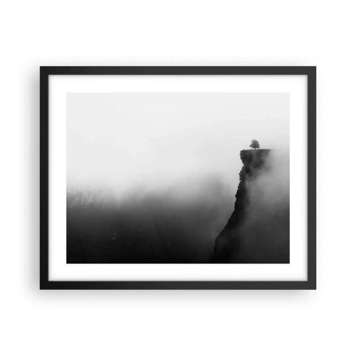 Plakat w czarnej ramie - Na skraju świata - 50x40 cm