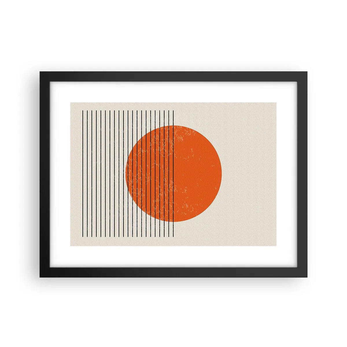 Plakat w czarnej ramie - Zawsze słońce - 40x30 cm