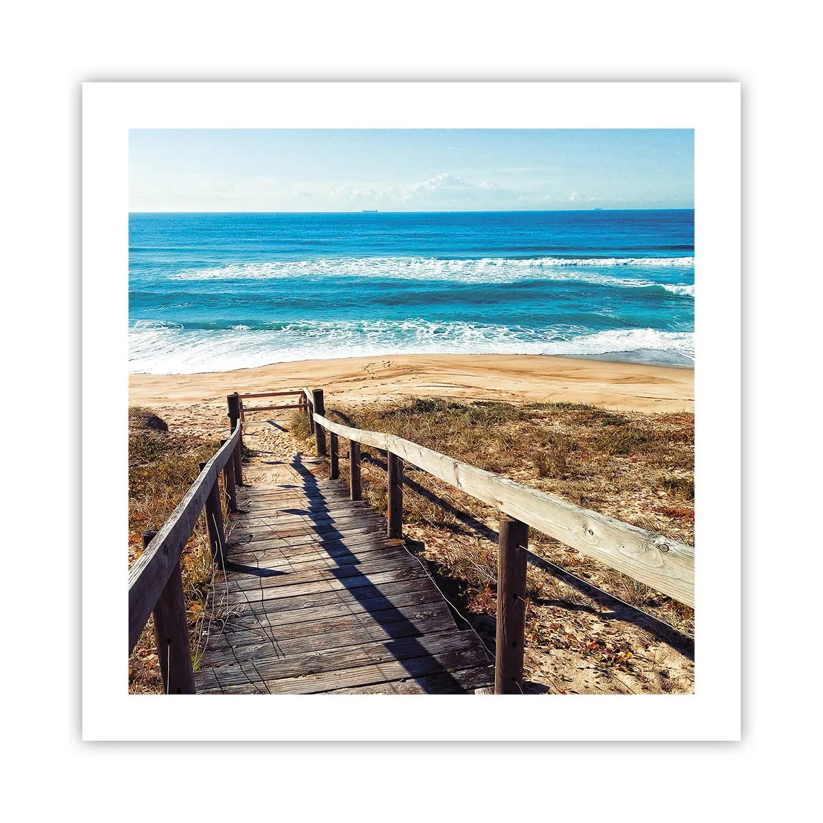 Plakat - Biegnij! - 50x50 cm