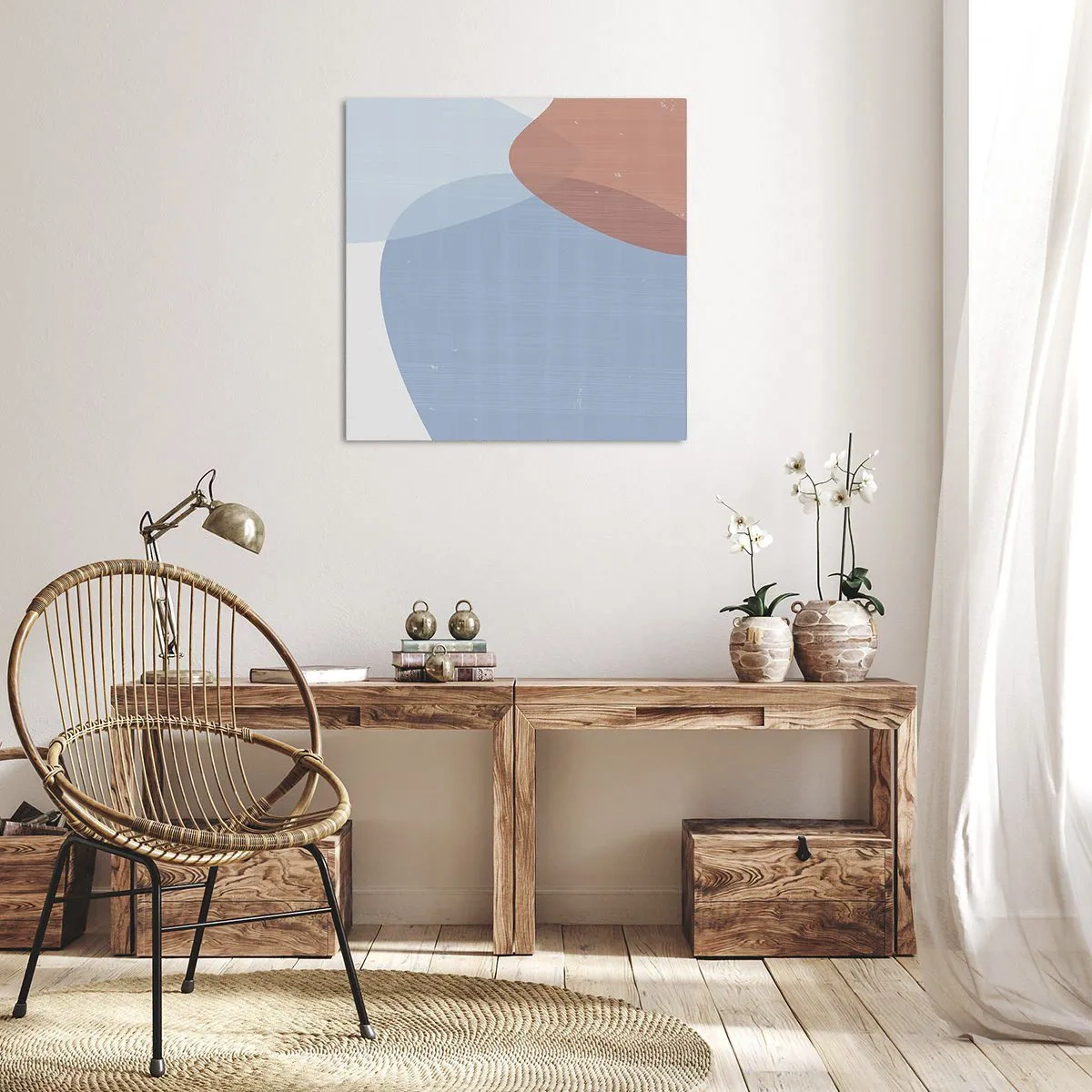 Obraz na płótnie - Pastelowe związki - 50x50 cm