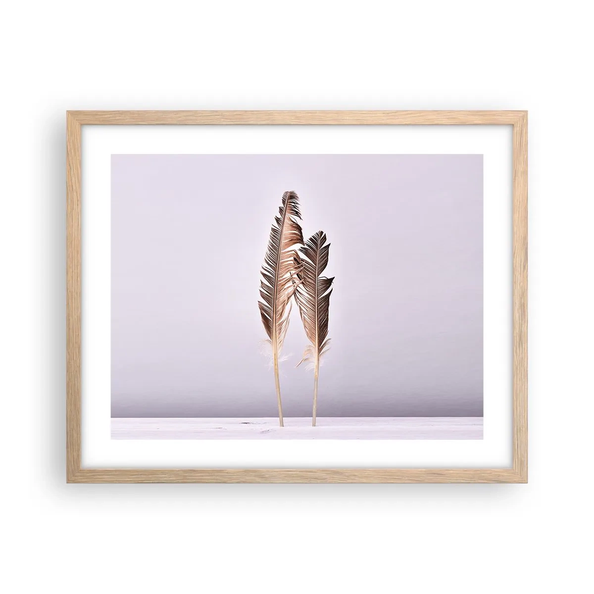 Plakat w ramie jasny dąb - Przeciw nicości - 50x40 cm