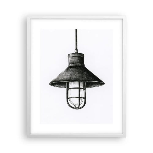 Plakat w białej ramie - Jak przed laty… - 40x50 cm