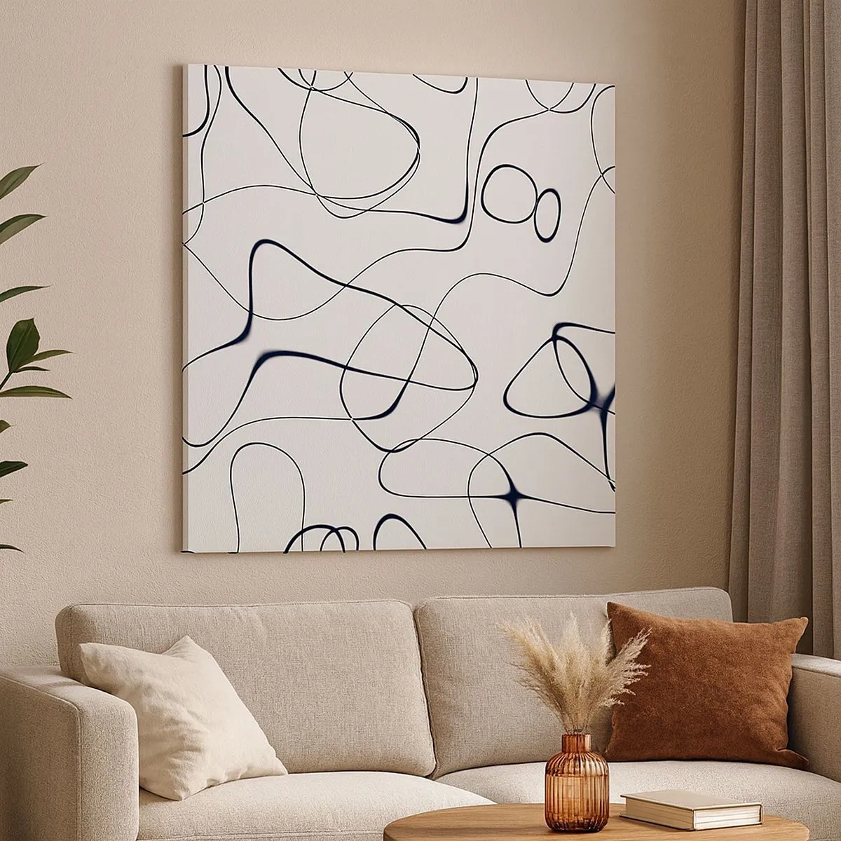 Obraz na płótnie - Ścieżki życia, koleje losu - 30x30 cm