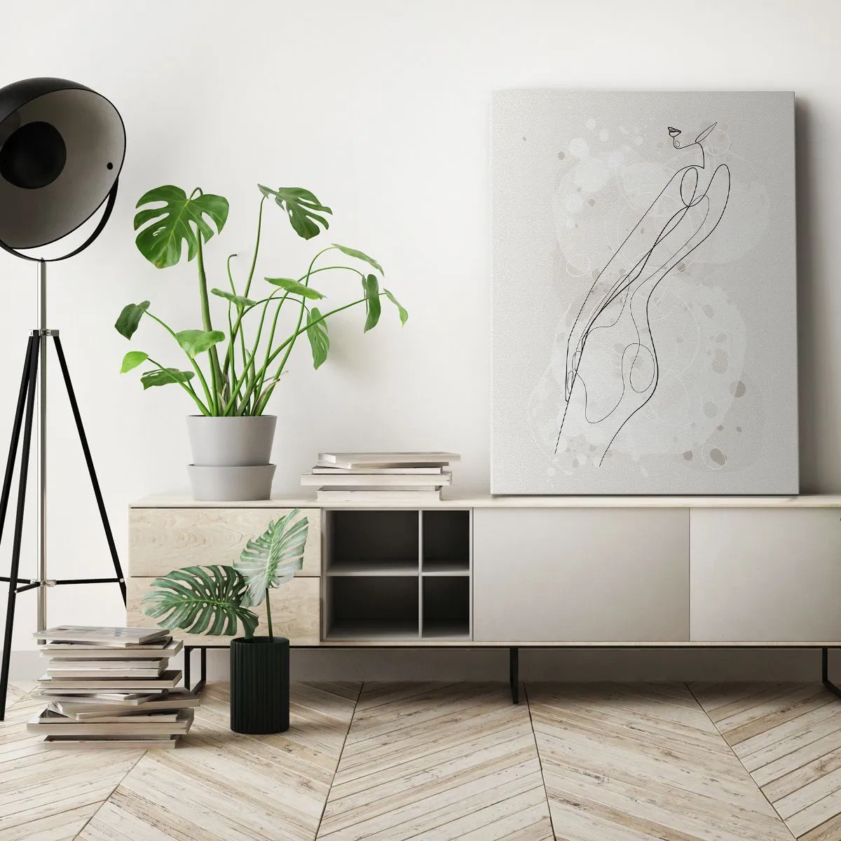 Obraz na płótnie - Pobłądzić spojrzeniem - 55x100 cm