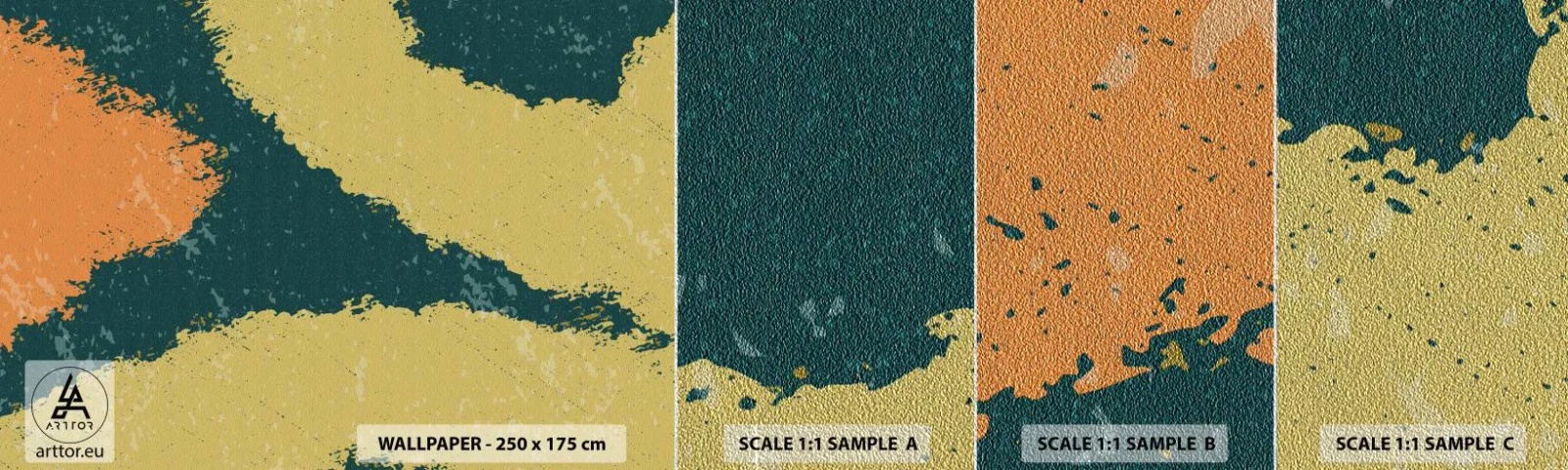 Fototapeta Próbka Premium Sand - Abstrakcja – powolnym ruchem - Abstrakcja, Sztuka, Postarzane - 100x30 cm