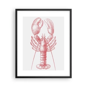 Plakat w czarnej ramie - Homar godny Homera - 40x50 cm