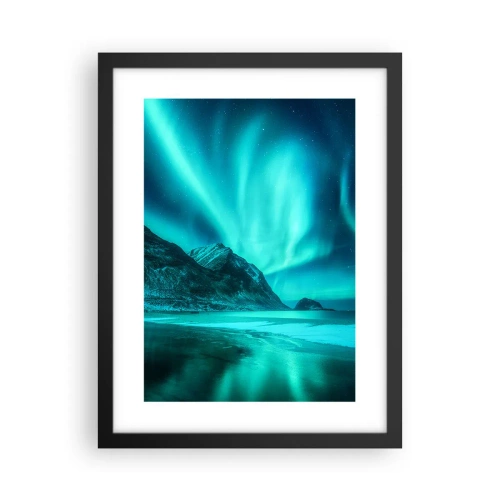 Plakat w czarnej ramie - Cuda północy - 30x40 cm