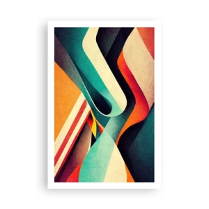 Plakat - Kompozycja intensywna - 61x91 cm