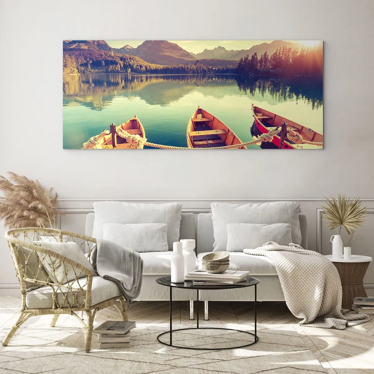 Obraz na szkle - Żyć według jej praw - 100x40 cm