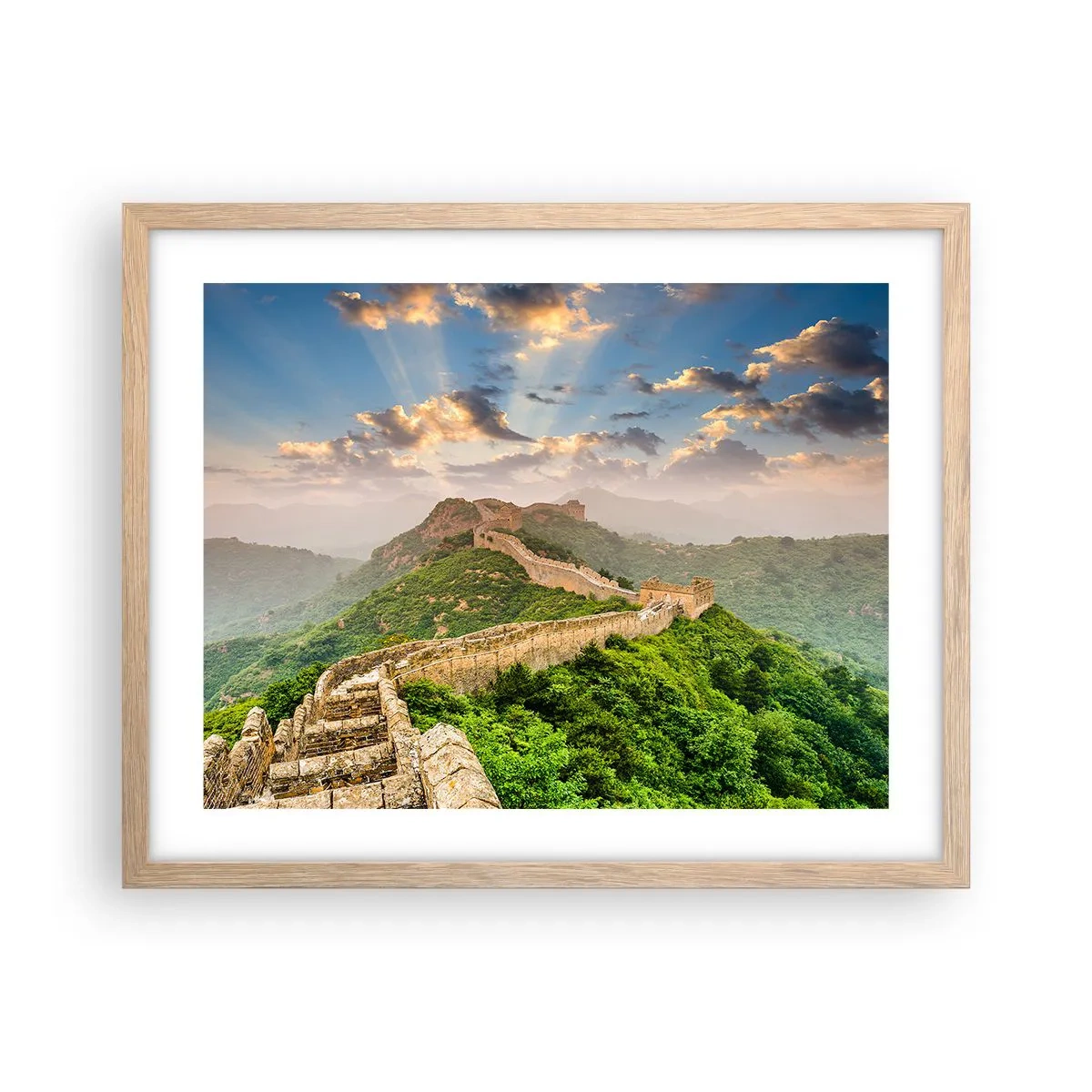 Plakat w ramie jasny dąb - Nieprzemijająca wielkość - 50x40 cm