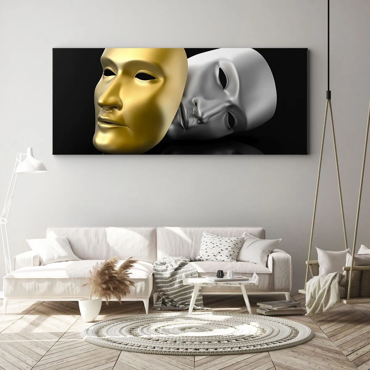 Obraz na płótnie - Życie to jest teatr - 100x40 cm