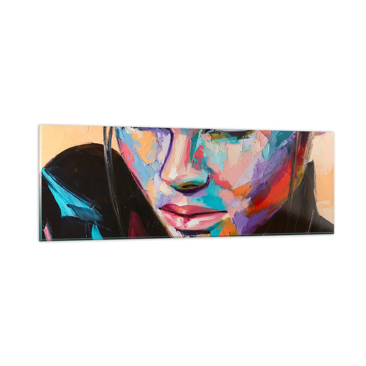 Obraz na szkle - Dzikość serca - 90x30 cm
