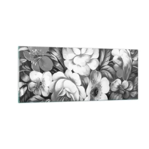 Obraz na szkle - Piękne nawet w szarości - 100x40 cm
