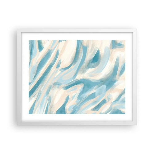 Plakat w białej ramie - Wiosenne powiewy - 50x40 cm