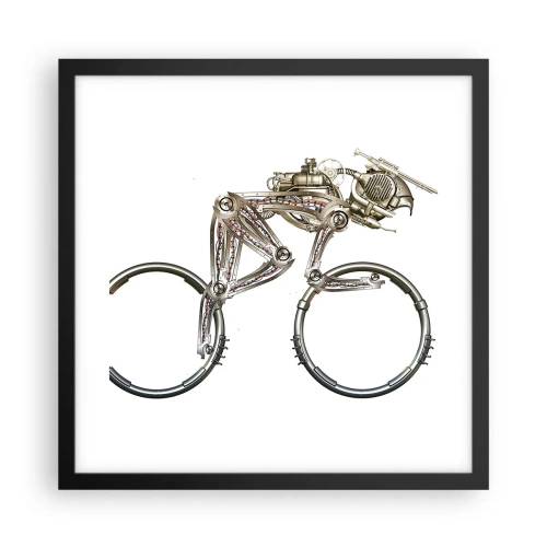 Plakat w czarnej ramie - Wspaniała maszyna - 40x40 cm
