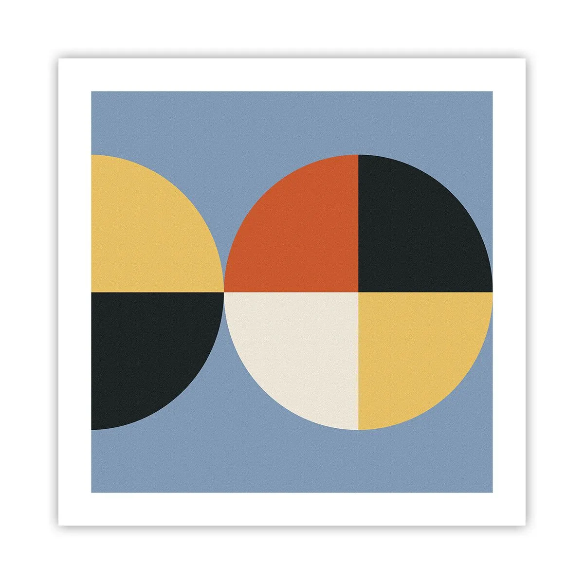 Plakat - Patrz i licz - 50x50 cm