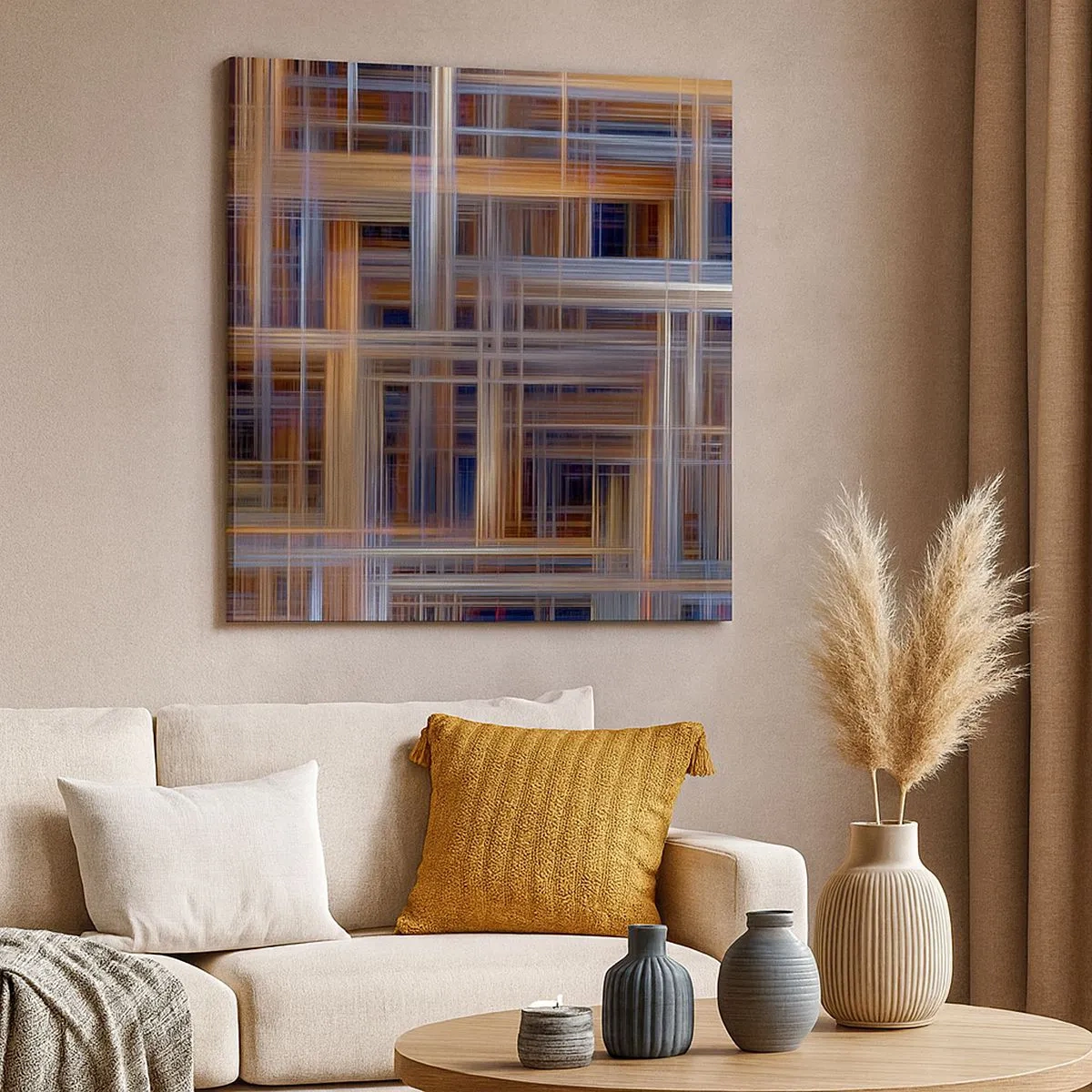 Obraz na płótnie - Utkane ze światła - 30x30 cm