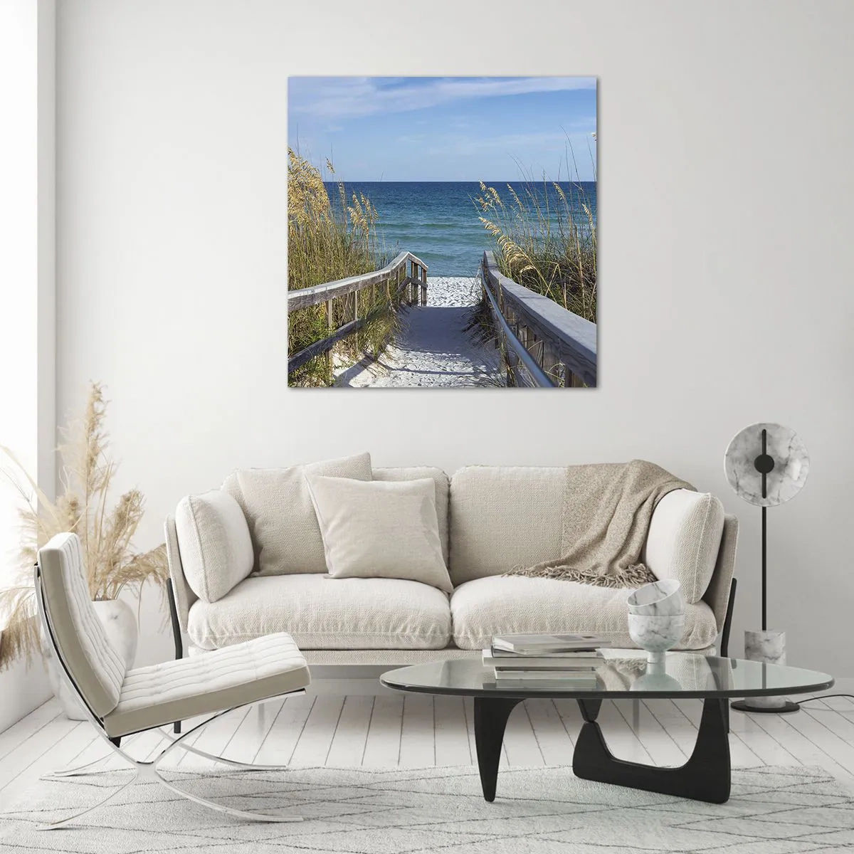 Obraz na szkle - W słońcu, na wietrze - 60x60 cm