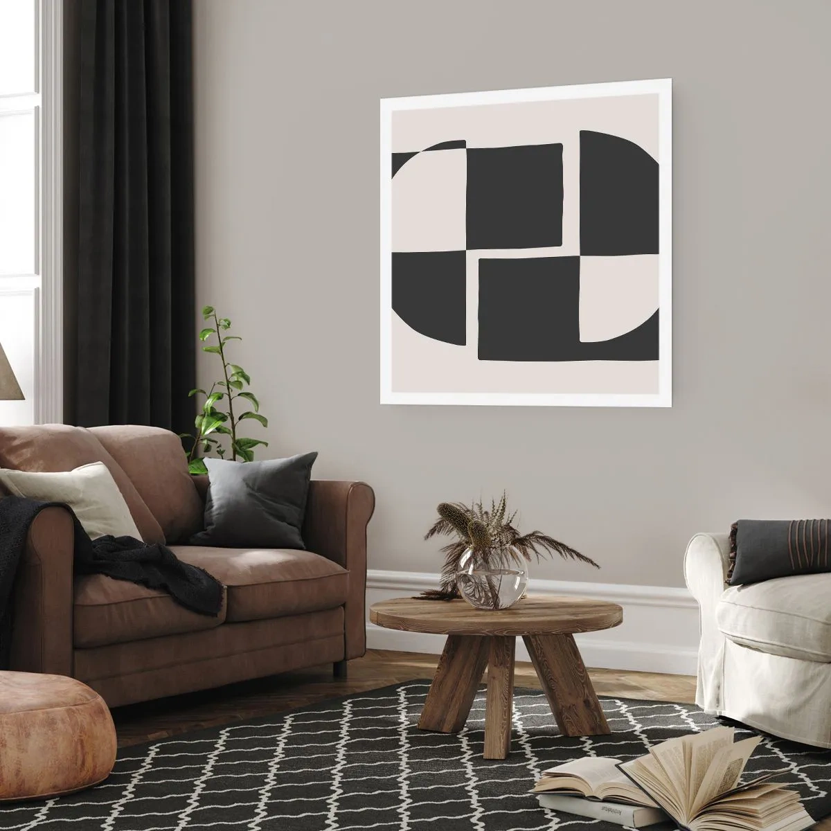 Plakat - Antyteza – synteza - 40x40 cm