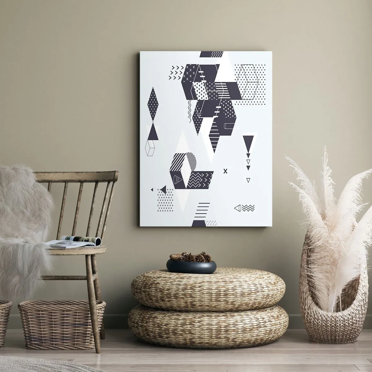 Obraz na płótnie - W duszy matematyka - 55x100 cm