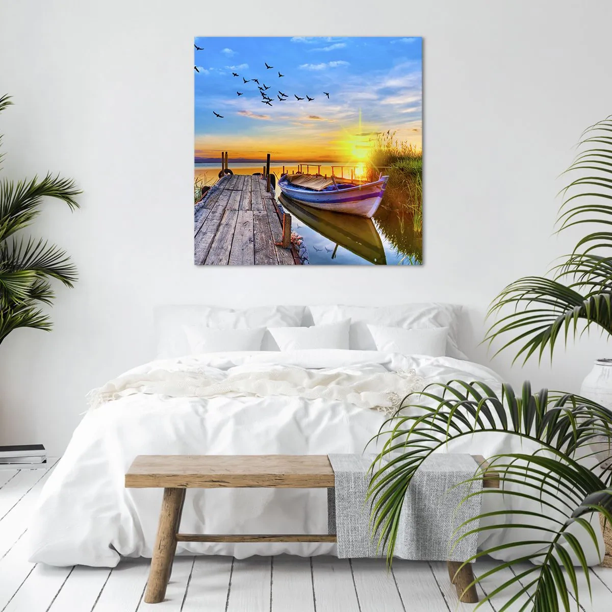 Obraz na płótnie - Do widzenia, do jutra - 60x60 cm