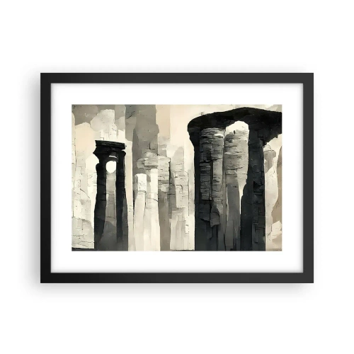Plakat w czarnej ramie - Majestat antyku - 40x30 cm
