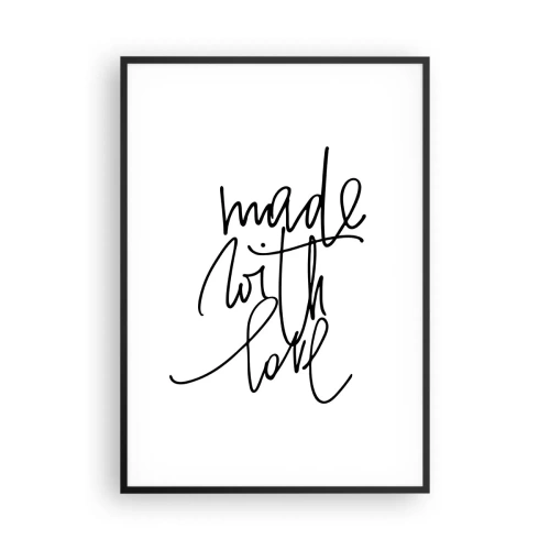 Plakat w czarnej ramie - Najlepsza marka - 70x100 cm