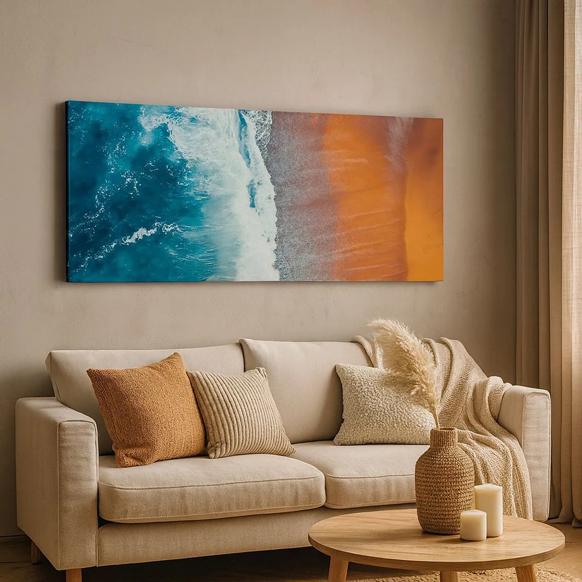 Obraz na płótnie - Dotyk oceanu - 100x40 cm