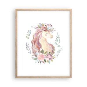 Plakat w ramie jasny dąb - Zaproszenie do świata baśni - 40x50 cm