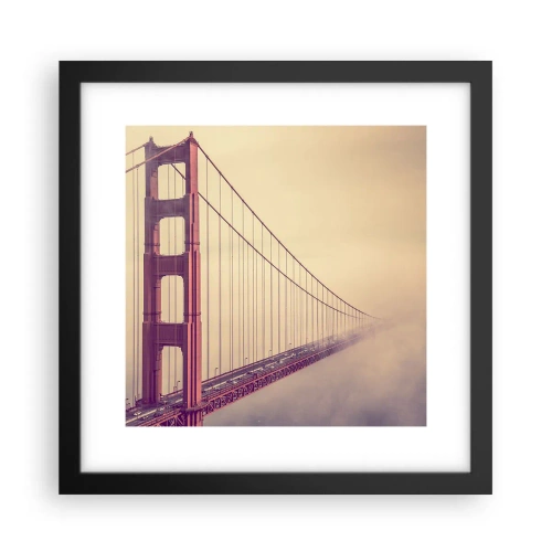 Plakat w czarnej ramie - Między niebem a ziemią - 30x30 cm