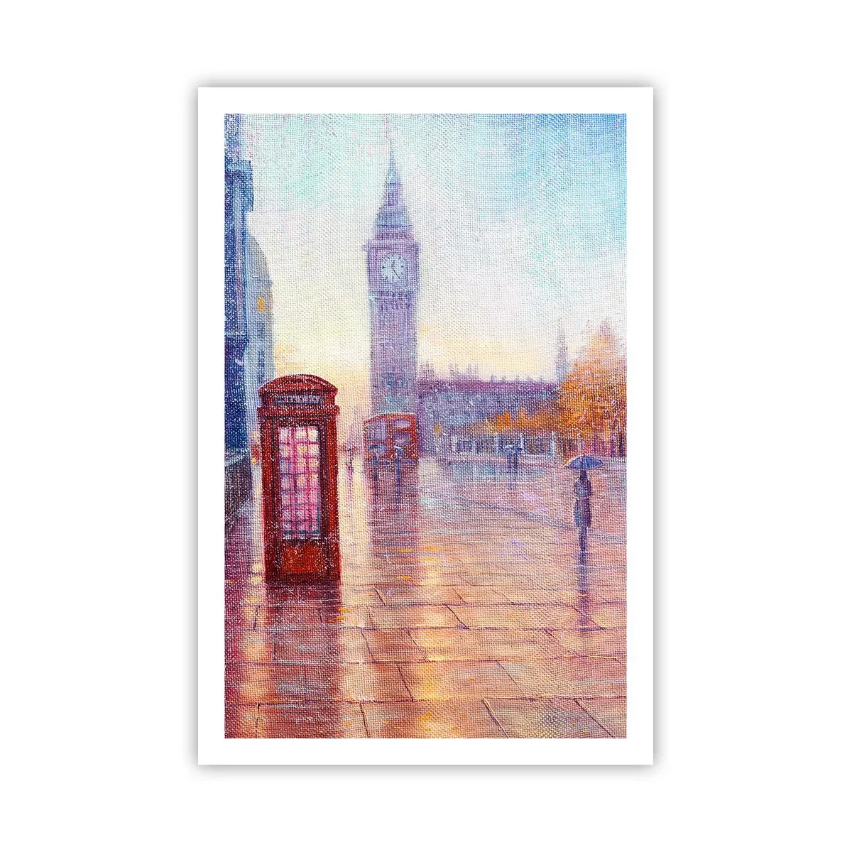 Plakat - Londyński jesienny dzień - 61x91 cm