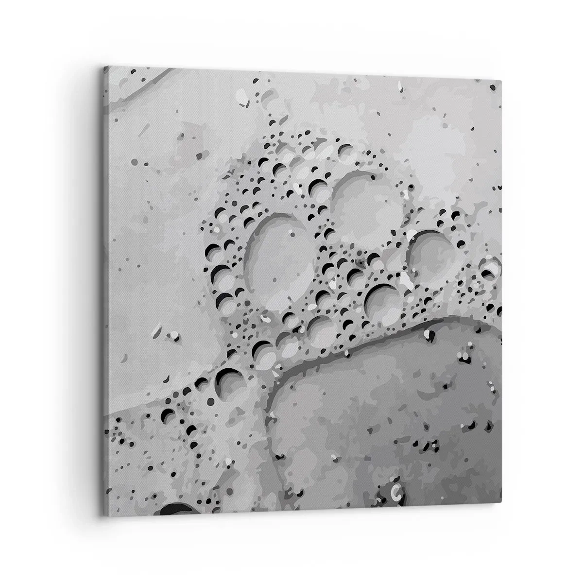 Obraz na płótnie - Slad po spienionym - 60x60 cm