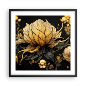 Plakat w czarnej ramie - Subtelna kruchość - 50x50 cm