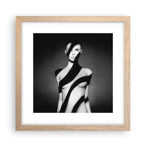 Plakat w ramie jasny dąb - W blasku i w cieniu - 30x30 cm