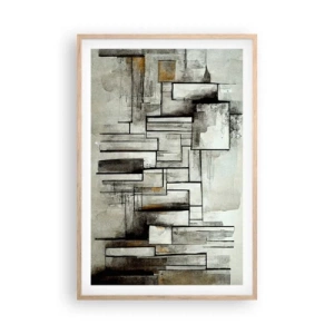 Plakat w ramie jasny dąb - Siła prostoty - 61x91 cm