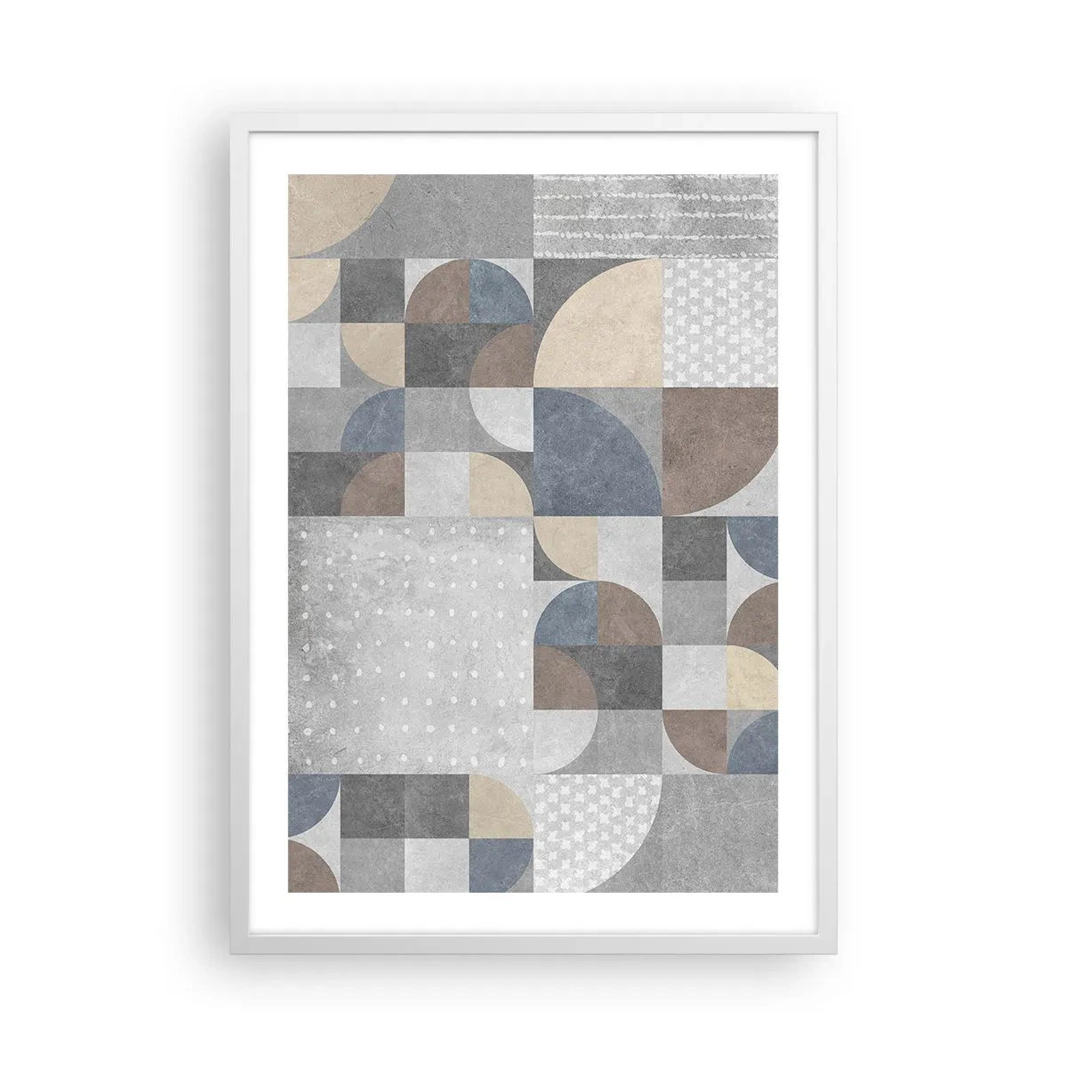Plakat w białej ramie - Ceramiczna fantazja - 50x70 cm