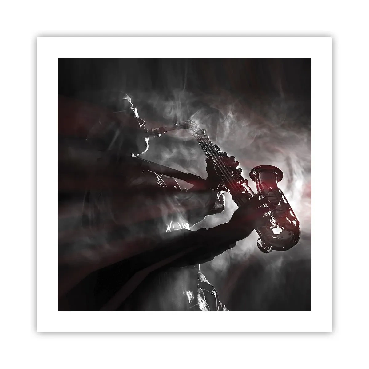 Plakat - W oparach jazzu - 50x50 cm