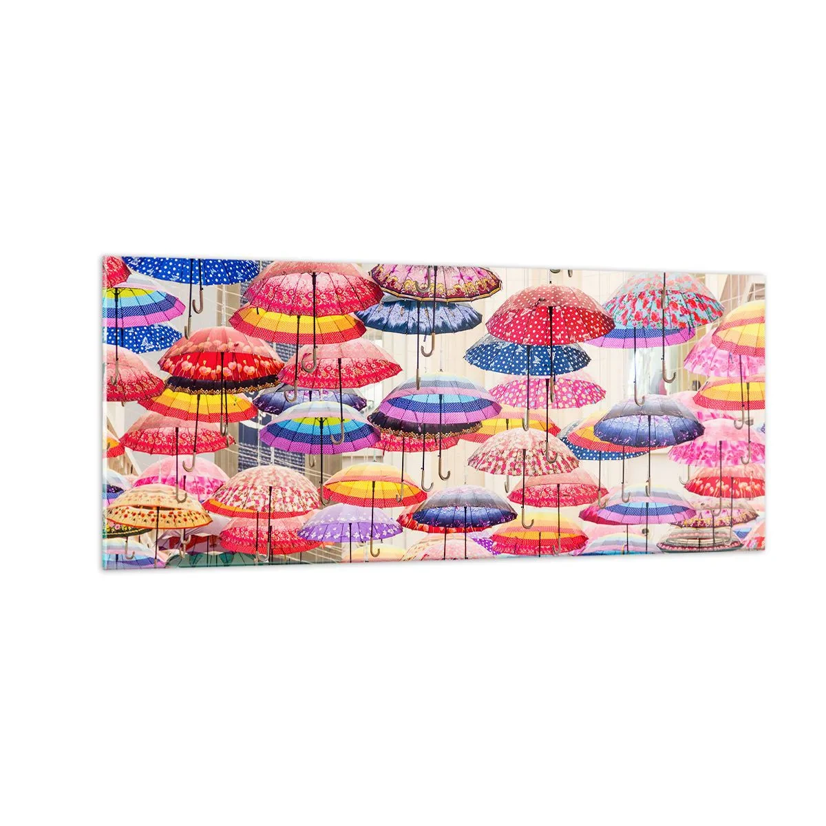 Obraz na szkle - Miejska łąka - 100x40 cm