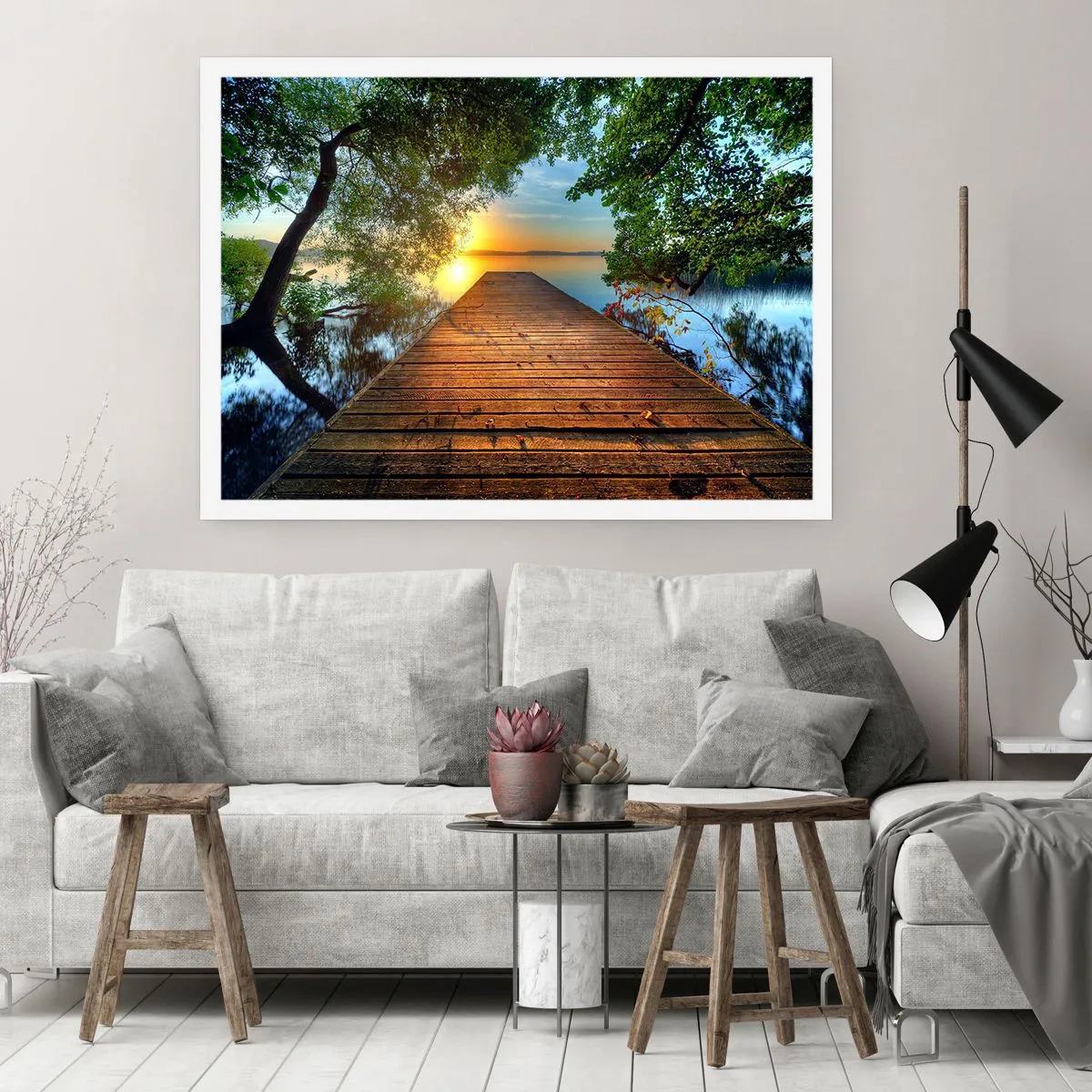 Plakat - Nie śpiesz się, usiądź - 50x40 cm