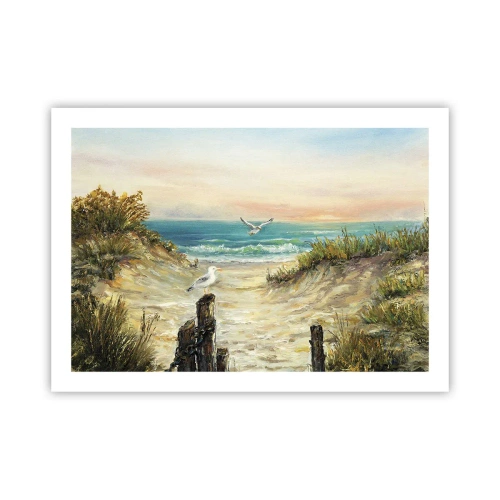 Plakat - Bezwietrzne zacisze - 70x50 cm