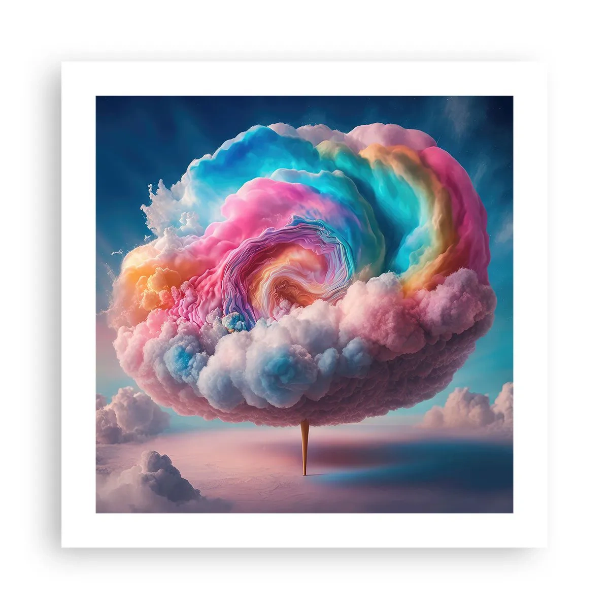 Plakat - Sen o wesołym miasteczku - 50x50 cm