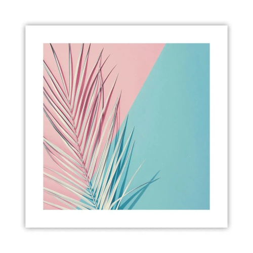 Plakat - Tropikalna impresja - 40x40 cm