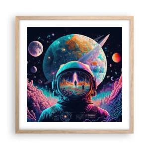Plakat w ramie jasny dąb - Filozofom się nie śniło - 50x50 cm
