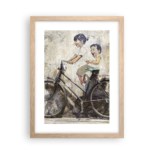 Plakat w ramie jasny dąb - Prawda czy fałsz? - 30x40 cm