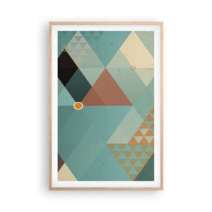 Plakat w ramie jasny dąb - Jedność wielości, wielość jedności - 61x91 cm