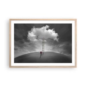 Plakat w ramie jasny dąb - Wszystko możliwe - 70x50 cm