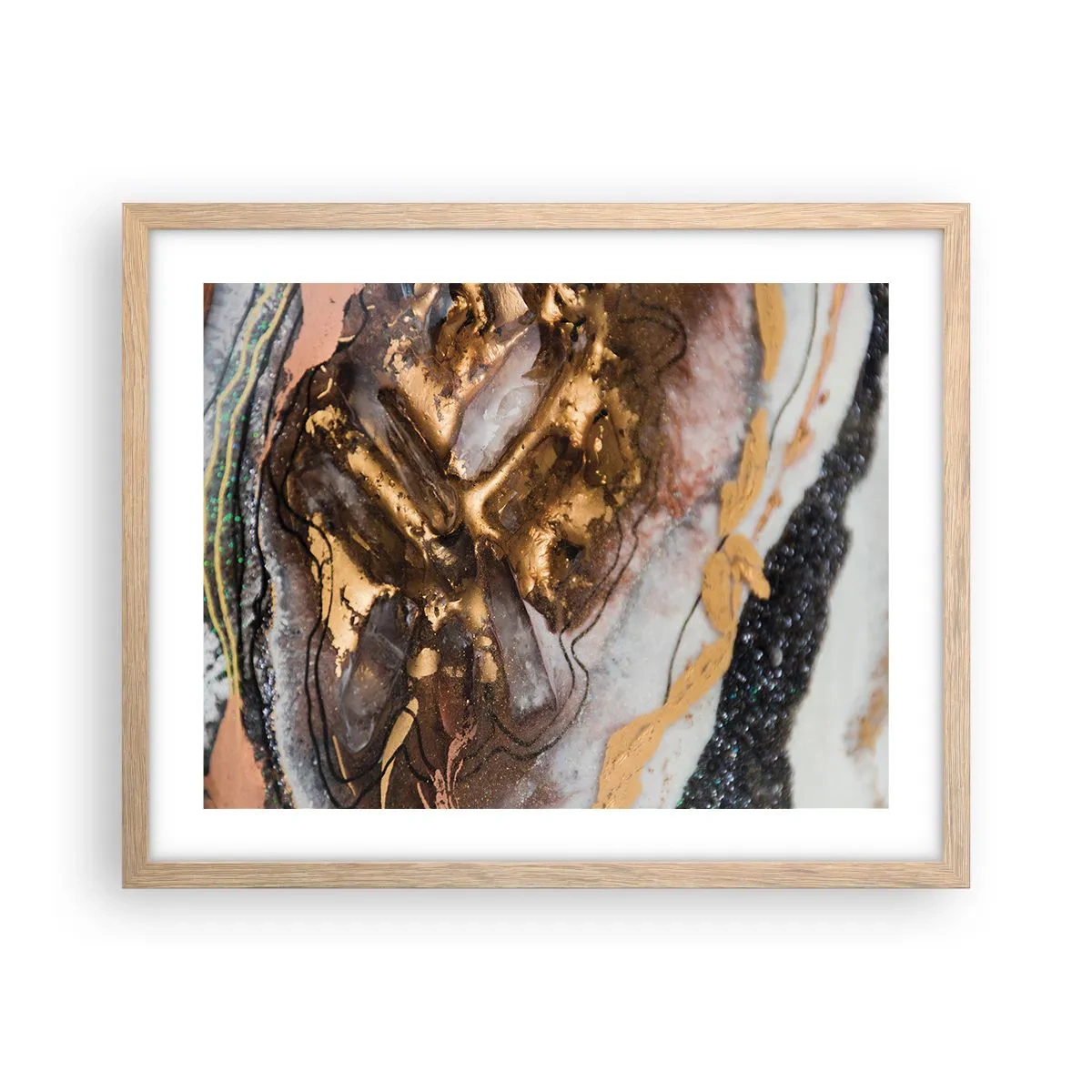 Plakat w ramie jasny dąb - Żywioł ziemi - 50x40 cm